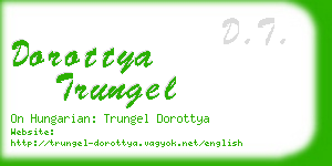 dorottya trungel business card